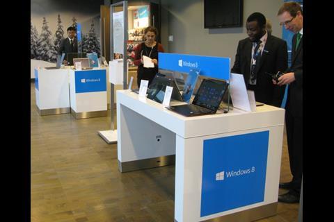 Windows 8 launch in John Lewis